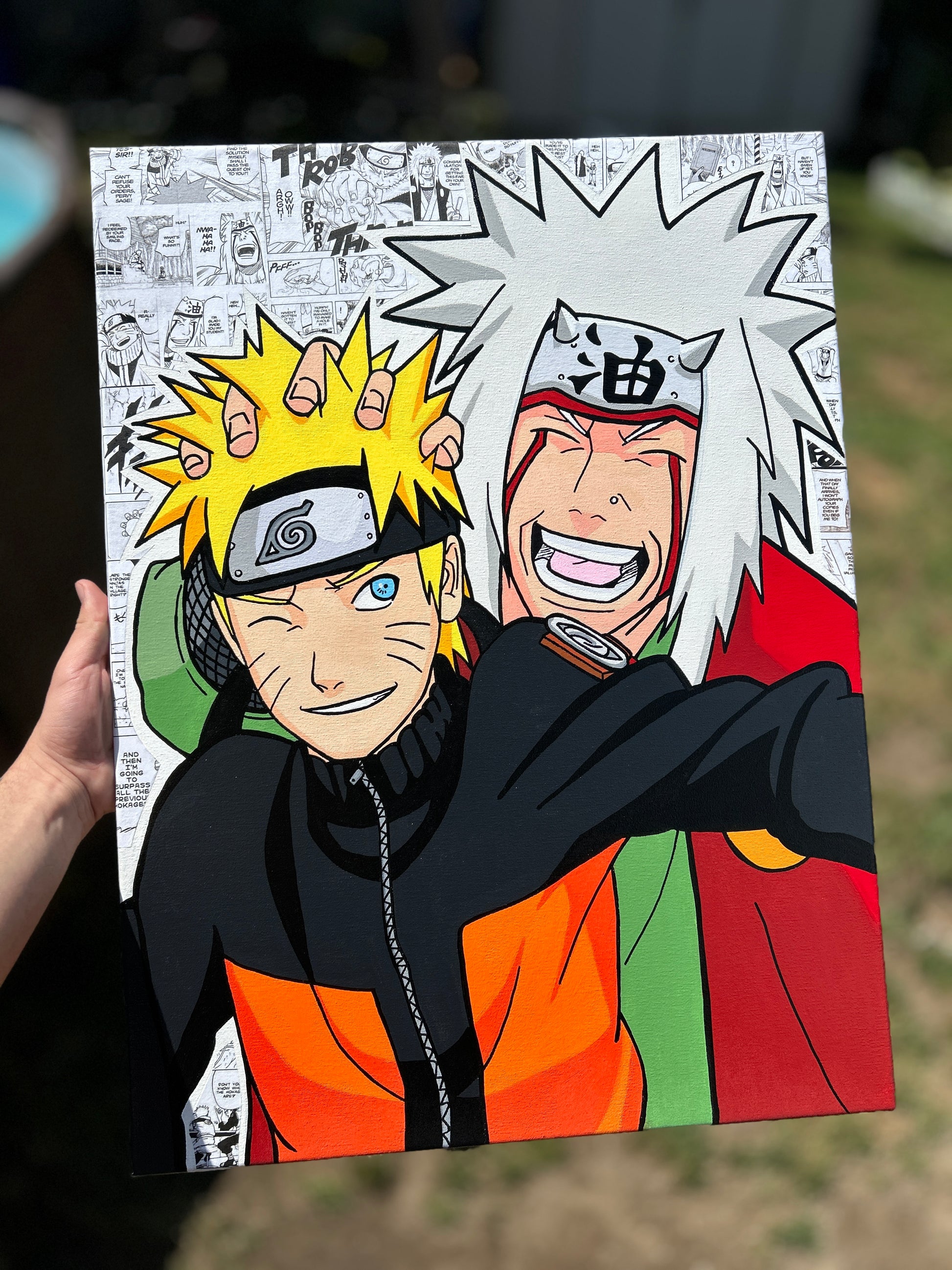Naruto x Jiraiya Painting